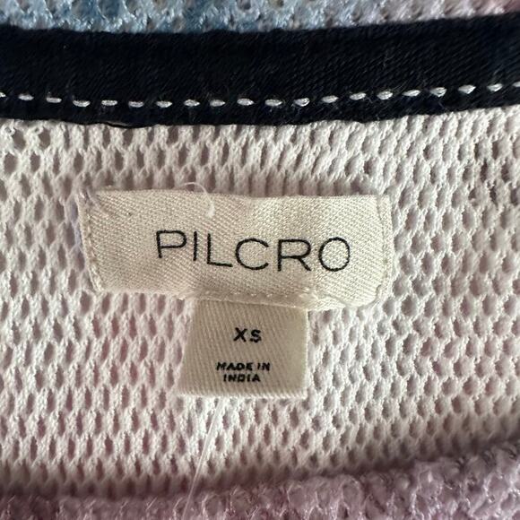 Anthropologie Pilcro Mesh Ringer Tee Size XS NWT - Picture 3 of 5